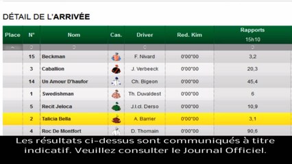 Résultat PMU Quinté du 05 janvier 2014: Les rapports de la course du jour