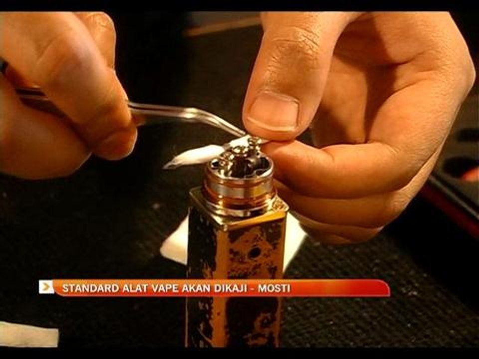 Standard alat vape akan dikaji - MOSTI