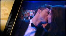 Ballon d'Or 2013 : Le bisou de Cristiano Ronaldo à sa femme Irina Shayk