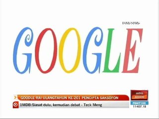Google rai ulang tahun kelahiran ke-201 pencipta saksofon