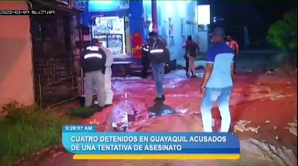 Cuatro detenidos por tentativa de asesinato en Guasmo Norte