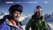 Freeride : Bixente Lizarazu en ski hors-piste dans les Alpes