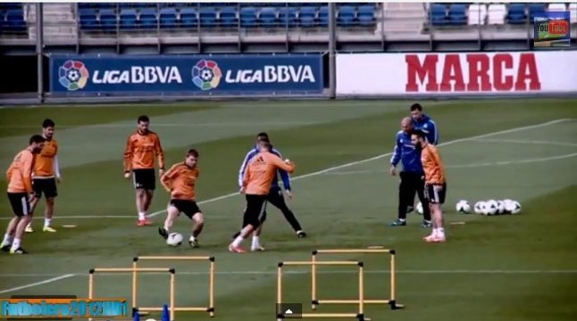 Le dribble exceptionnel de Sergio Ramos à l'entraînement du Real Madrid