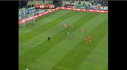 Le but sur un coup-franc superpuissant de Bekim Balaj en Pologne