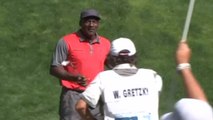 Golf : Michael Jordan rentre un coup splendide de 15 mètres