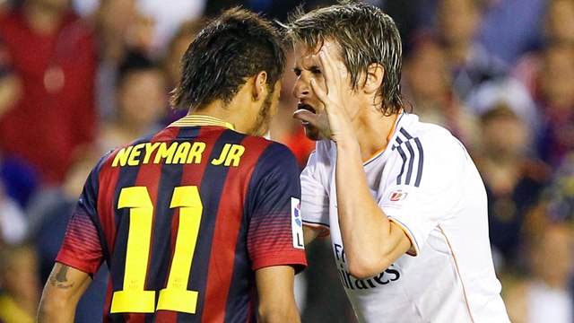 L'embrouille entre Neymar, Coentrao et Pepe en finale de Coupe du Roi Real Madrid - FC Barcelone