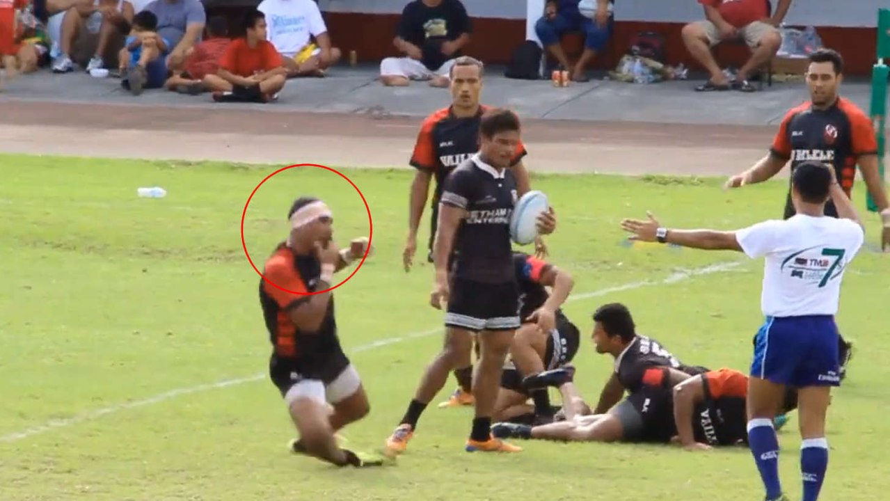 La bagarre la plus rapide et la plus drôle de l'année lors d'un match de rugby à 7