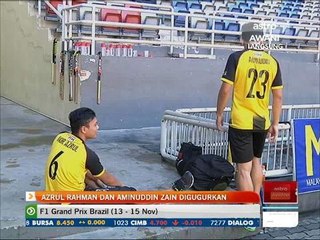 Azrul Rahman dan Aminuddin Mohd Zain digugurkan