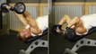 Musculation : Exercice pour les triceps, l'extension barre au front