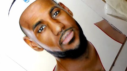 NBA : Un dessin de LeBron James plus réaliste qu'une photo par Heather Rooney