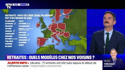 Retraite à 65 ans: quand nos voisins s'arrêtent-ils de travailler ?