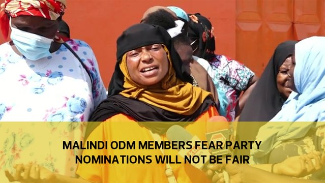 Malindi ODM members fear party nominations will not be fair