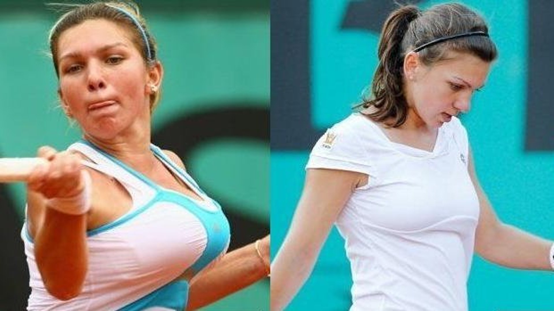 Roland-Garros 2014 : La poitrine de Simona Halep, le secret de sa  formidable réussite - Vidéo Dailymotion