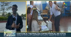 Tribunal Supremo Electoral de Costa Rica culmina conteo manual de cédulas