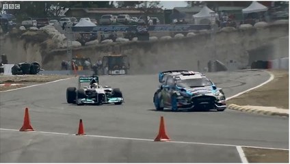 Formule 1 Vs voiture de rallye : Qui va gagner ce duel entre Ken Block et Lewis Hamilton ?