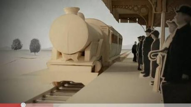 Train of Throught : un court-métrage fait de papier et carton