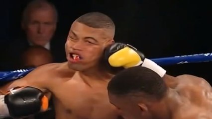 Le ralenti ultra impressionnant d'un KO en boxe