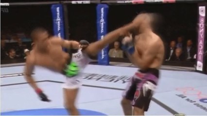 MMA : Un KO hallucinant après un coup de pied brutal