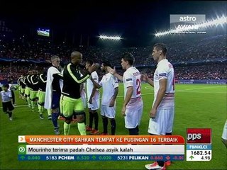 Manchester City sahkan tempat ke pusingan 16 terbaik