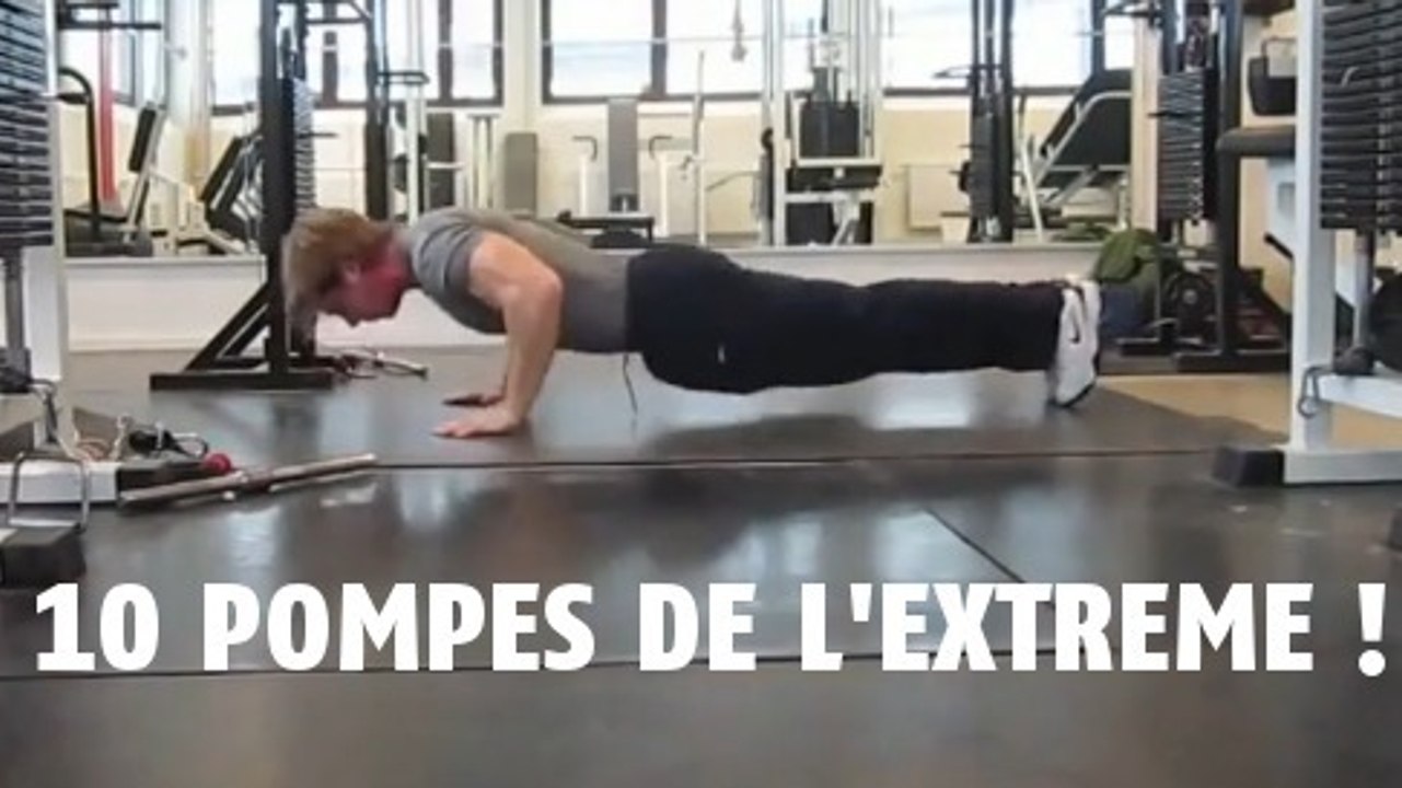 Découvrez 10 exercices de pompes extrêmes incroyables