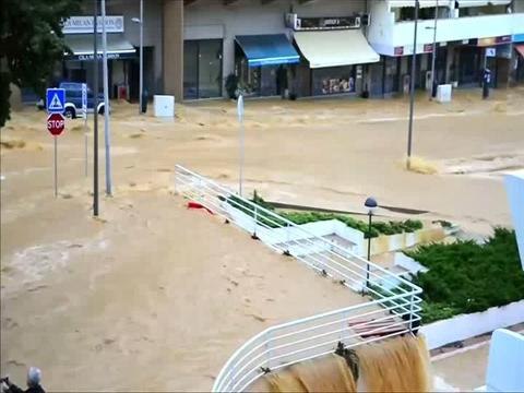 Portugal flood damage