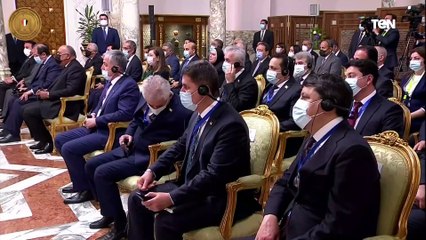 السيسى: تعزيز التنسيق فى مجال مكافحة الإرهاب مع طاجيكستان
