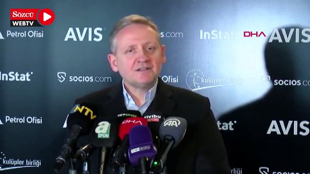 Göksel Gümüşdağ'ın Kulüpler Birliği toplantısının ardından konuştu