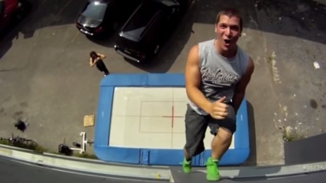 Trampoline Wall : Quand un athlète hors du commun défie la gravité