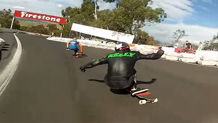 Une superbe descente en Longboard filmée en caméra embarquée