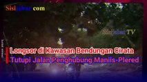 Longsor di Kawasan Bendungan Cirata Tutupi Jalan Penghubung Kecamatan Maniis-Plered