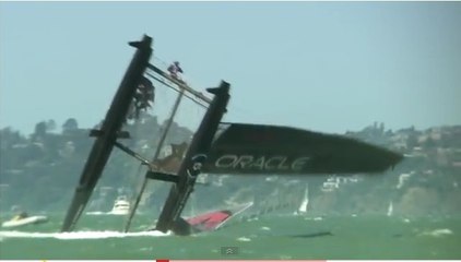 Le bateau Oracle a chaviré