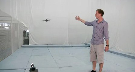 Découvrez des quadrotors pilotés par Kinect en vidéo