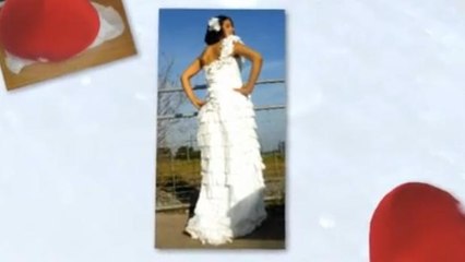 Découvrez les robes de mariée en papier toilette!