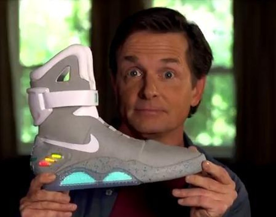 Les baskets de "Retour vers le futur" vantées par Marty McFly Vidéo