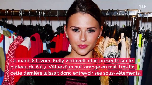 Kelly Vedovelli : Son haut complètement transparent dans TPMP ne passe pas sur Twitter, la chroniqueuse obligée de se changer en urgence !