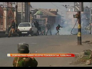 Demonstrasi ganas selepas pemberontak terbunuh