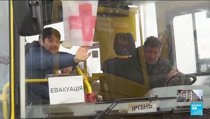 Quelque 35 000 civils évacués mercredi de villes ukrainiennes (Zelensky)