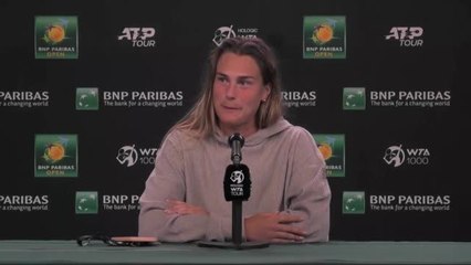 Sabalenka 'comfortable' wearing the Ukrainian ribbon