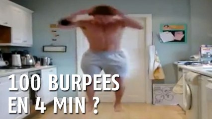 Un défi incroyable : 100 burpees en moins de 4 minutes