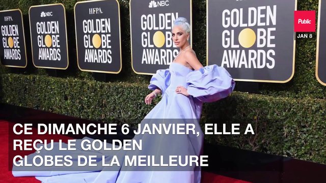 Lady Gaga : déjà toute nue avec son Golden Globe !