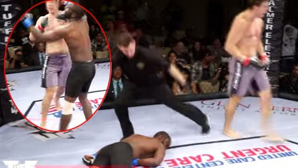 MMA : Un journaliste met son adversaire K.O