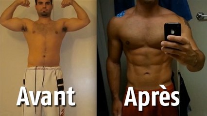 Une transformation musculaire spectaculaire en seulement un an
