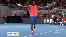 L'incroyable point de Gaël Monfils lors d'un match d'exhibition en Inde