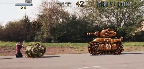 Découvrez le jeu Metal  Slug dans la vraie vie en vidéo