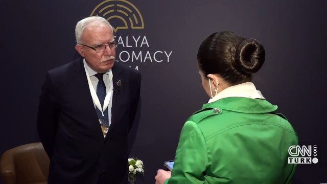 Filistin Dışişleri Bakanı Riyad el-Maliki CNN TÜRK'te açıkladı: Türkiye, İsrail ile müzakere önerirse kabul ederiz