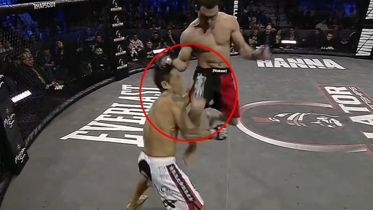 MMA : Un enchaînement coup de genou-crochet pour un ko de toute beauté