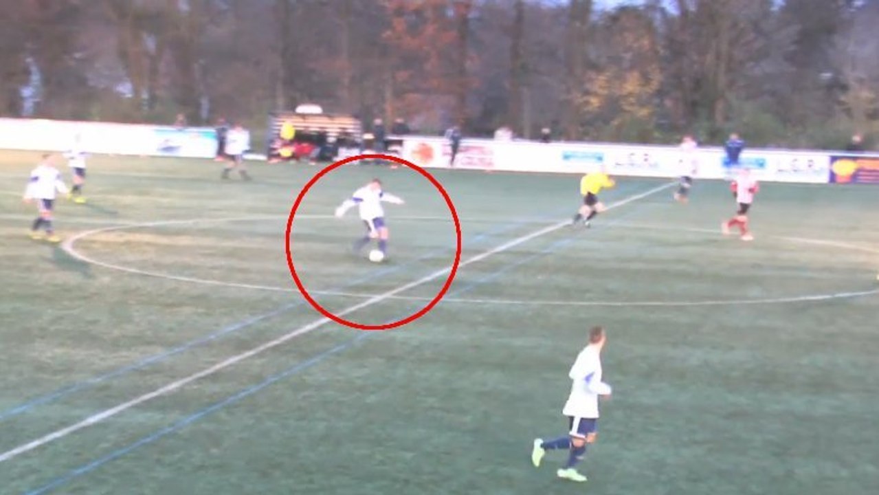 Un amateur allemand marque un splendide but du milieu de terrain