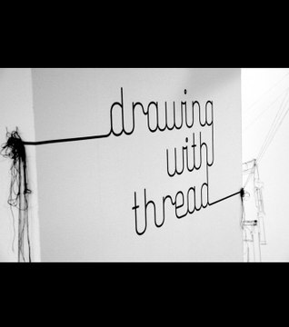 Découvrez des dessins réalisés avec du fil en vidéo