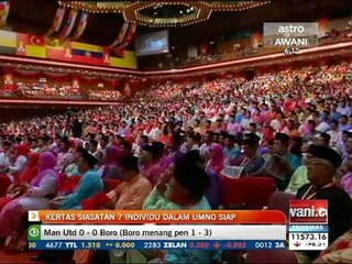 Kertas siasatan 7 individu dalam UMNO siap