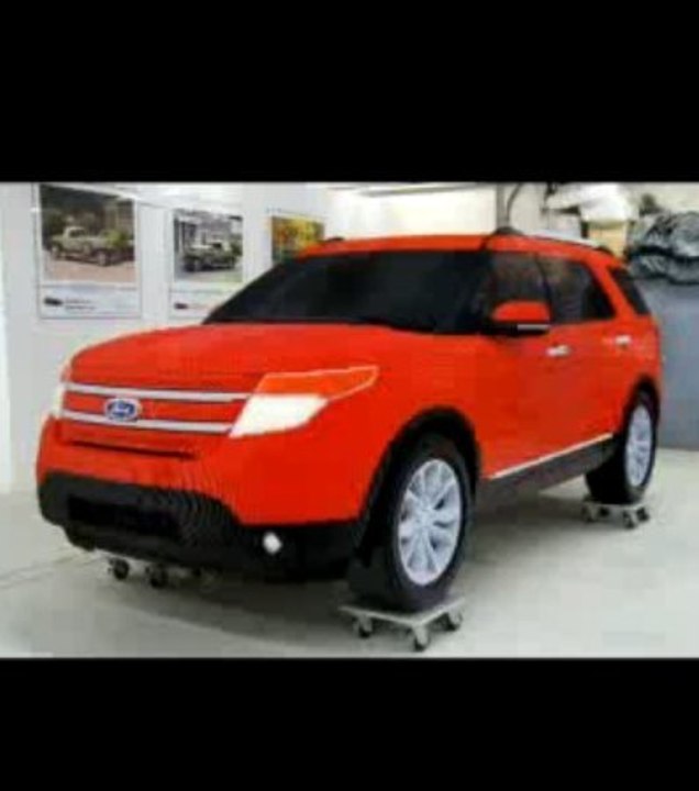 La construction d'une Ford Explorer en Lego